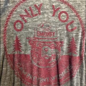 Long Sleeve Smokey The Bear Shirt